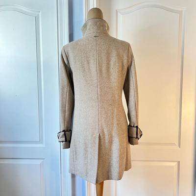 Calvin Klein Wool Blend Coat Sz 2