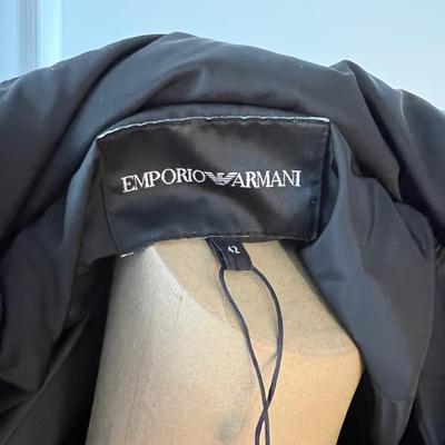 Emporio Armani Quilted Puffer Parka Jacket Sz 6