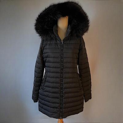 Emporio Armani Quilted Puffer Parka Jacket Sz 6