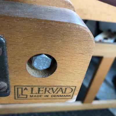 W 1181 Vintage La Lervad Danish Wooden Work Bench