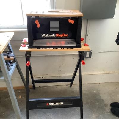 W 1182 Black & Decker Portable Project Center With Shop Box