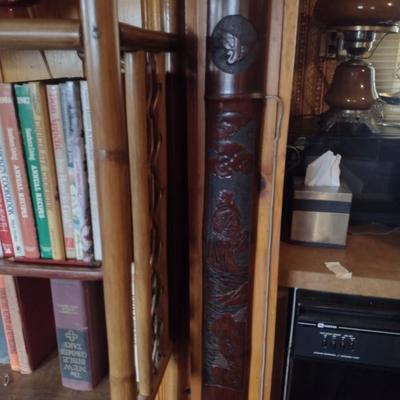 Carved Bamboo Wall Art