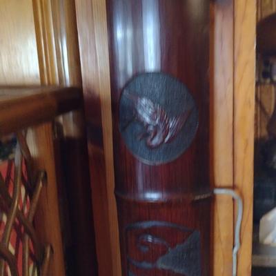 Carved Bamboo Wall Art
