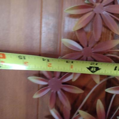 Metal Wall Art- Urn and Flower Design