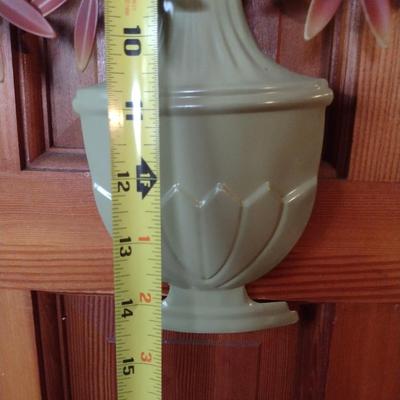 Metal Wall Art- Urn and Flower Design