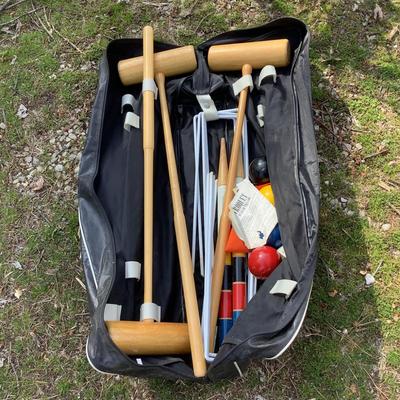 O 743 Sportcraft Croquet Set In Bag