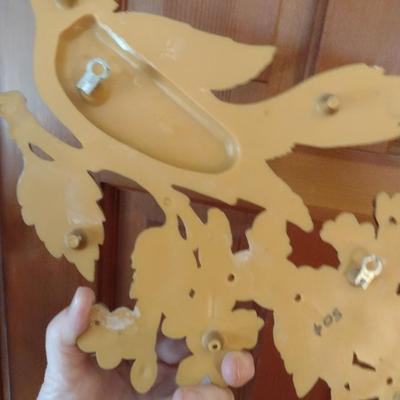 Pair of Bird on Branch Theme Plastic Wall Decor