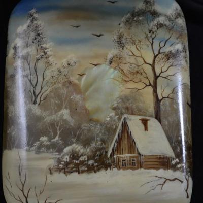 Mother of Pearl Inlay Eastern European Trinket Box 4"x3"x1"