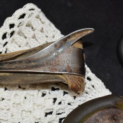 Antique "The Boss" Corn Husking Tools