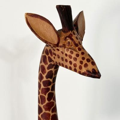 24â€ Wooden Giraffe