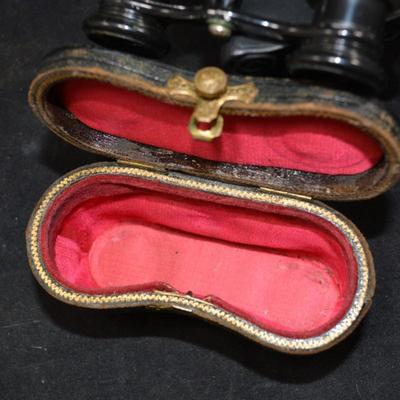 Vintage Opera Glasses with Fine Case, Lemaire