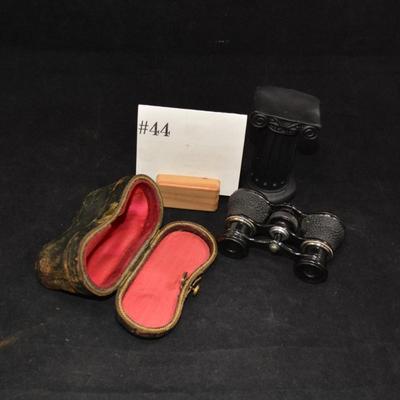 Vintage Opera Glasses with Fine Case, Lemaire
