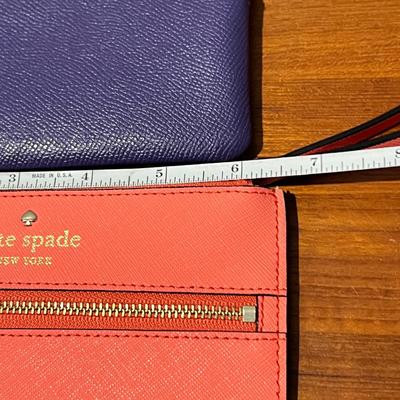 2 Designer Leather Wristlets - Kate Spade, Coach