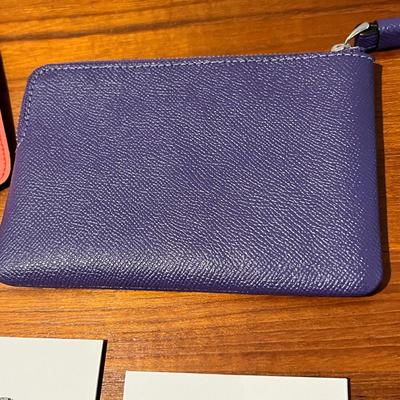 2 Designer Leather Wristlets - Kate Spade, Coach