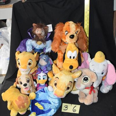 Disney Plush Lot