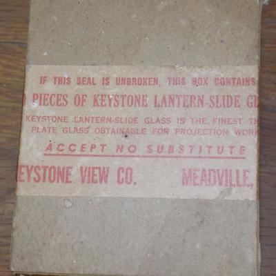 Keystone lantern slides