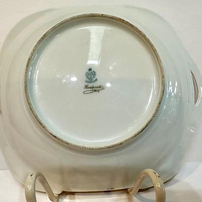 Vintage R.S. Germany Hand Painted Floral Porcelain Serving Dish