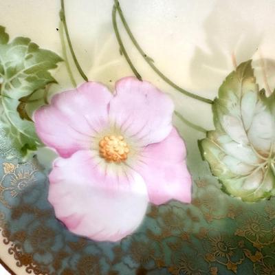 Vintage R.S. Germany Hand Painted Floral Porcelain Serving Dish