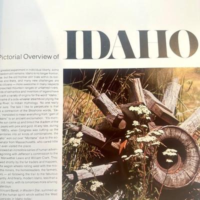 Vintage Idaho Coffee Table Book