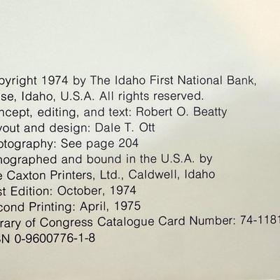 Vintage Idaho Coffee Table Book