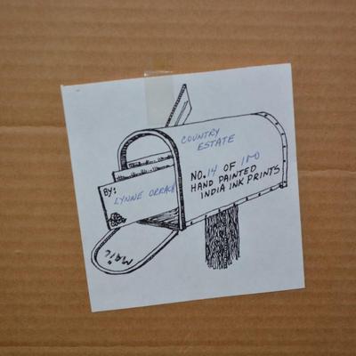 New Signed Print with Matting Lynne Orrach 14/100