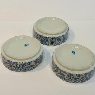 Vintage Hand Painted Porcelain Ashtrays Made in Japan