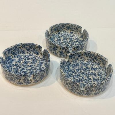 Vintage Hand Painted Porcelain Ashtrays Made in Japan