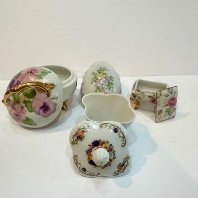 Lot of Vintage Trinket Boxes