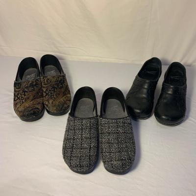 Three Pairs of Danskos, Size 38 (PC-HS)