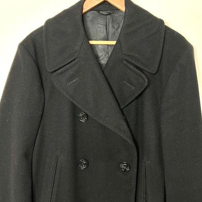 Military Issued Wool Peacoat Size 38R