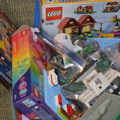 Huge Tub of Misc. LEGO Toys, Box Sets, Instruction Manuals