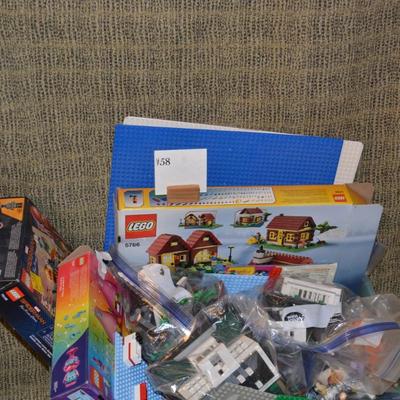 Huge Tub of Misc. LEGO Toys, Box Sets, Instruction Manuals