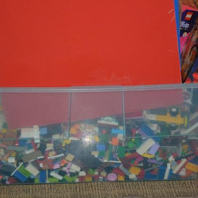 Huge Tub of Misc. LEGO Toys, Box Sets, Instruction Manuals