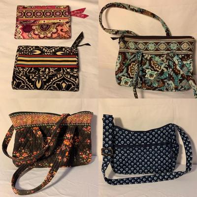 Large Collection of Vera Bradley Handbags, Wallets, & More (PC-HS)