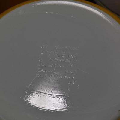 Vintage Lot of Butterfly Gold Pyrex Dishes