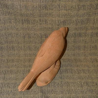 Pacific Northwest Raven and the Whale Wood Carving 19"x12"