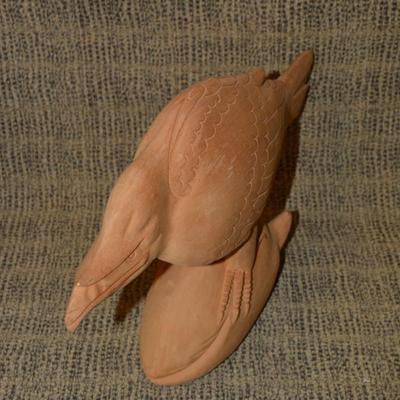 Pacific Northwest Raven and the Whale Wood Carving 19"x12"