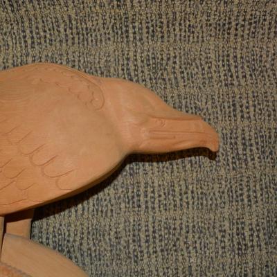 Pacific Northwest Raven and the Whale Wood Carving 19"x12"