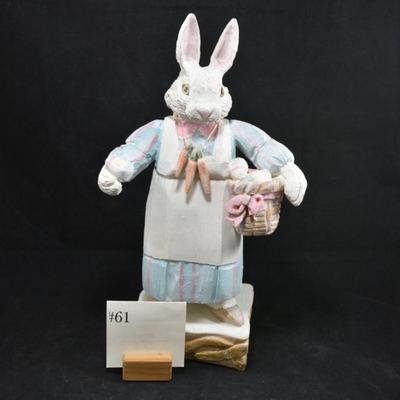 Vintage House of Hatton Easter Rabbit 1992 14.5" Tall
