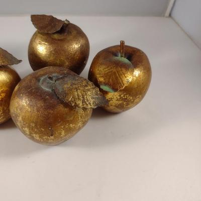Gilt Finish Ceramic 'Fruit'