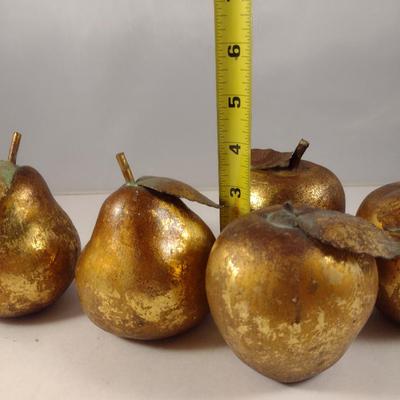 Gilt Finish Ceramic 'Fruit'