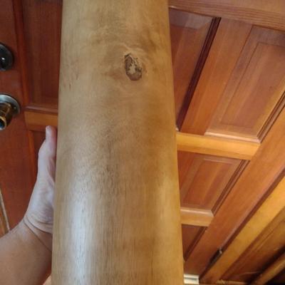 Wooden Cylinder Shaped Vase