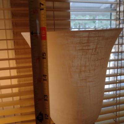 Pair of Table Top Torchiere Style Lamps with Touch On/Off Activation