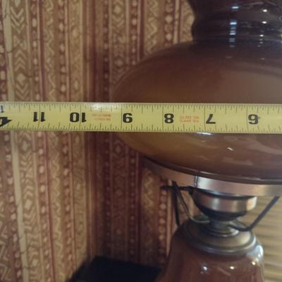 Gone with the Wind Style Table Top Hurricane Lamp