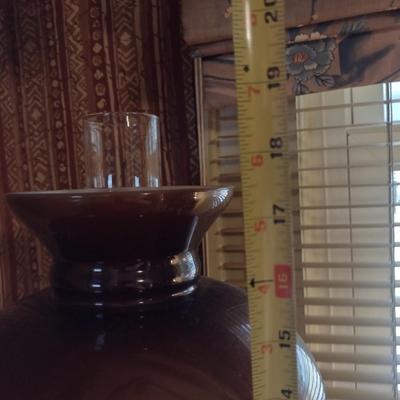 Gone with the Wind Style Table Top Hurricane Lamp