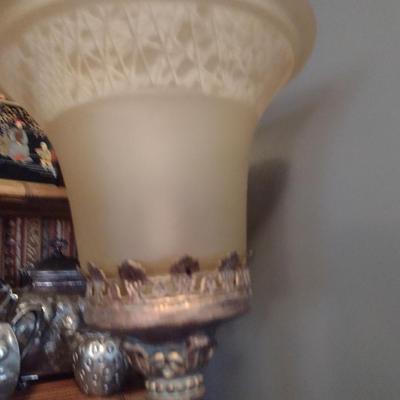 Table Top Torchiere Style Lamp