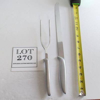 Meat Carving Knife and Fork Set, Gerber