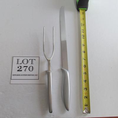 Meat Carving Knife and Fork Set, Gerber