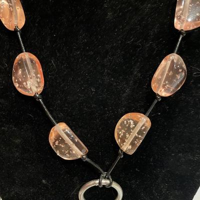 Brendel large stone necklace