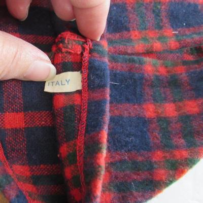 Lot of Vintage Doll Hats and Clothes, Red Set From Italy